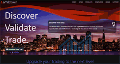 Desktop Screenshot of amibroker.com